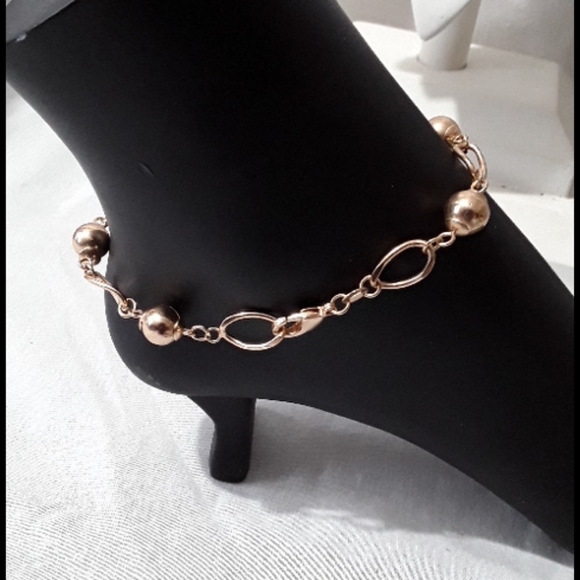 Sevil Jewelry New Kt Gold Filled Ball Chain Ankle Bracelet Poshmark